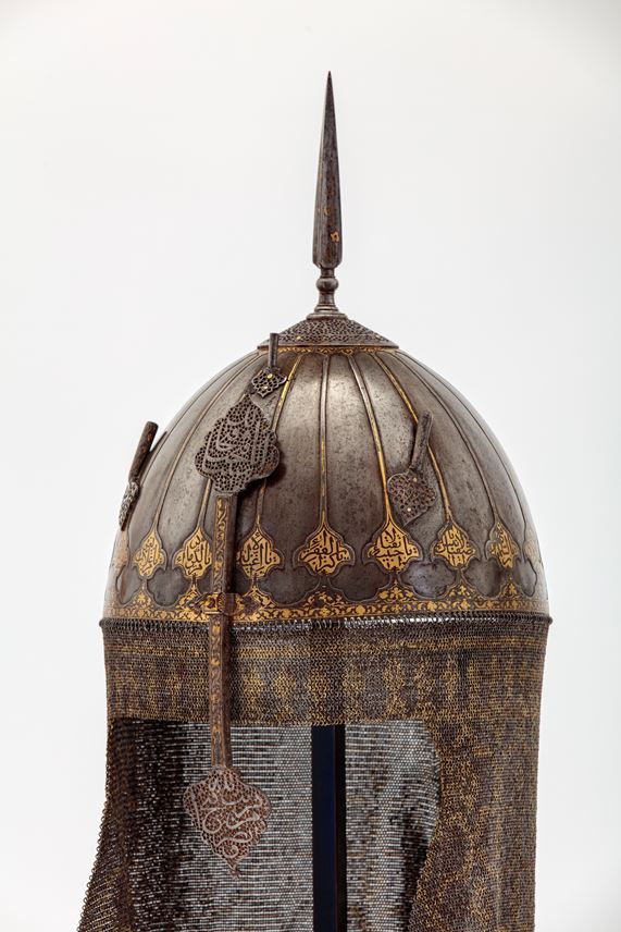 A Safavid helmet (Kulāh-Khūd) | MasterArt
